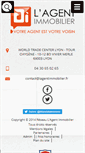 Mobile Screenshot of lagentimmobilier.fr